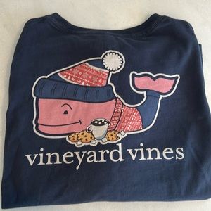 Vineyard Vines long sleeve holiday shirt